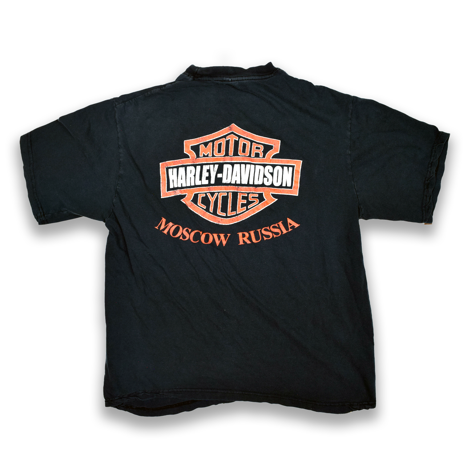 Vintage 1990s Moscow Russia Harley Davidson Tee
