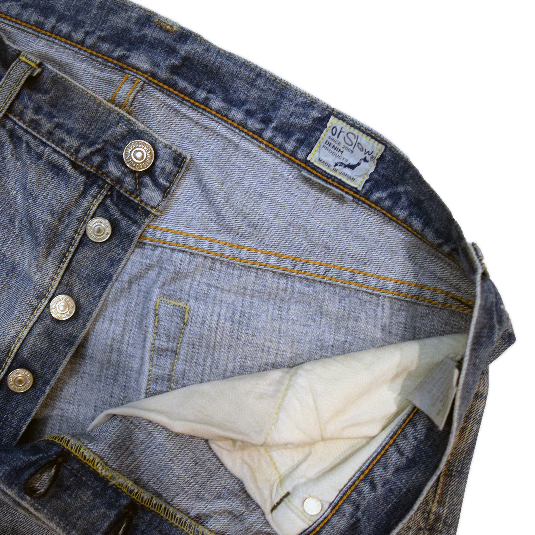 Orslow 105s — Standard Fit 5 Pocket Denim Pants