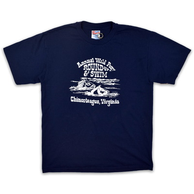 Vintage 1985 Cowboy Pony Round Up Rodeo Tee
