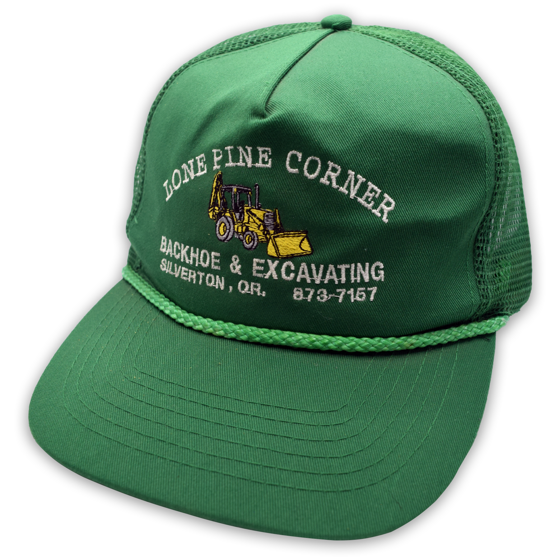 Vintage Lone Pine Excavation Canvas Hat