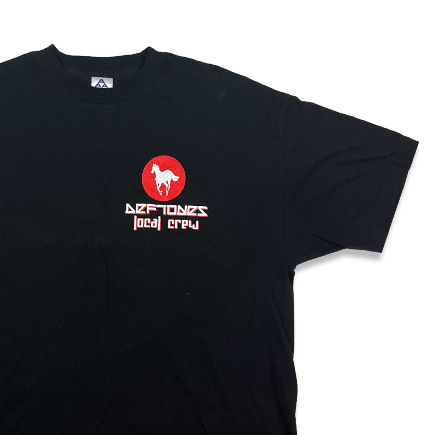 Vintage 2000 Deftones White Pony Crew Tee (Black)