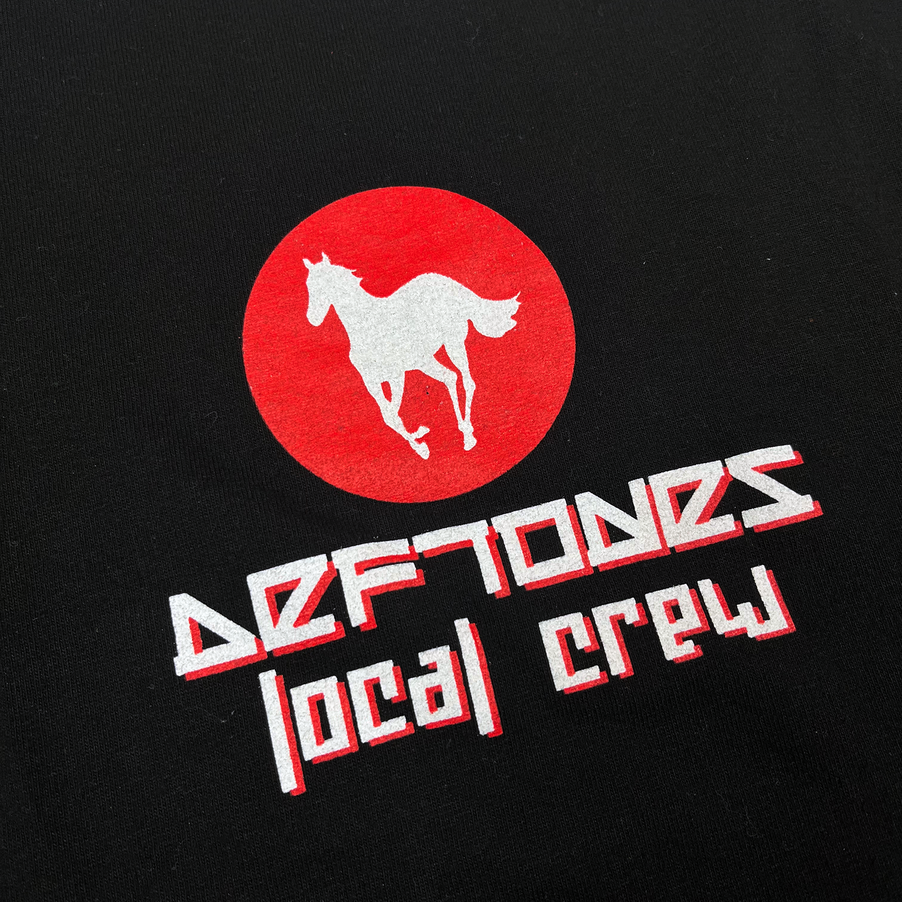 Vintage 2000 Deftones White Pony Crew Tee (Black)