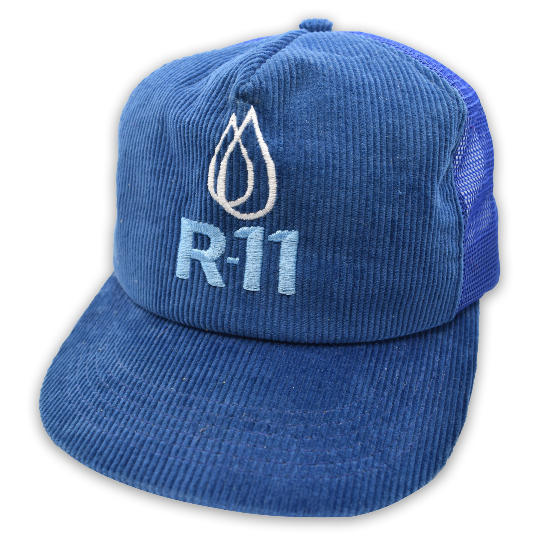 Vintage 90s R11 Corduroy Trucker Hat