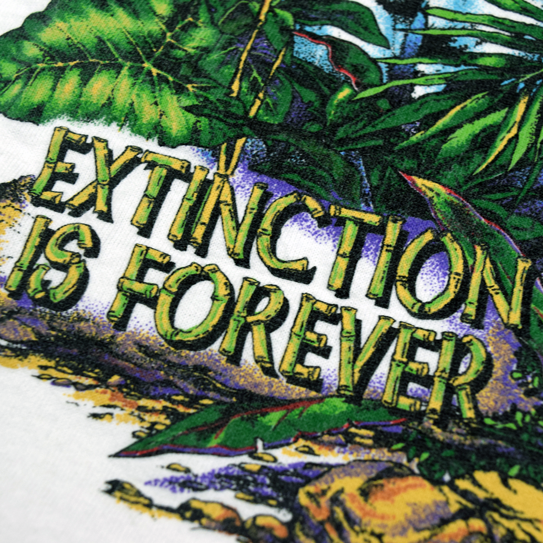 Vintage 1990s Busch Gardens "Extinction Is Forever" Tee
