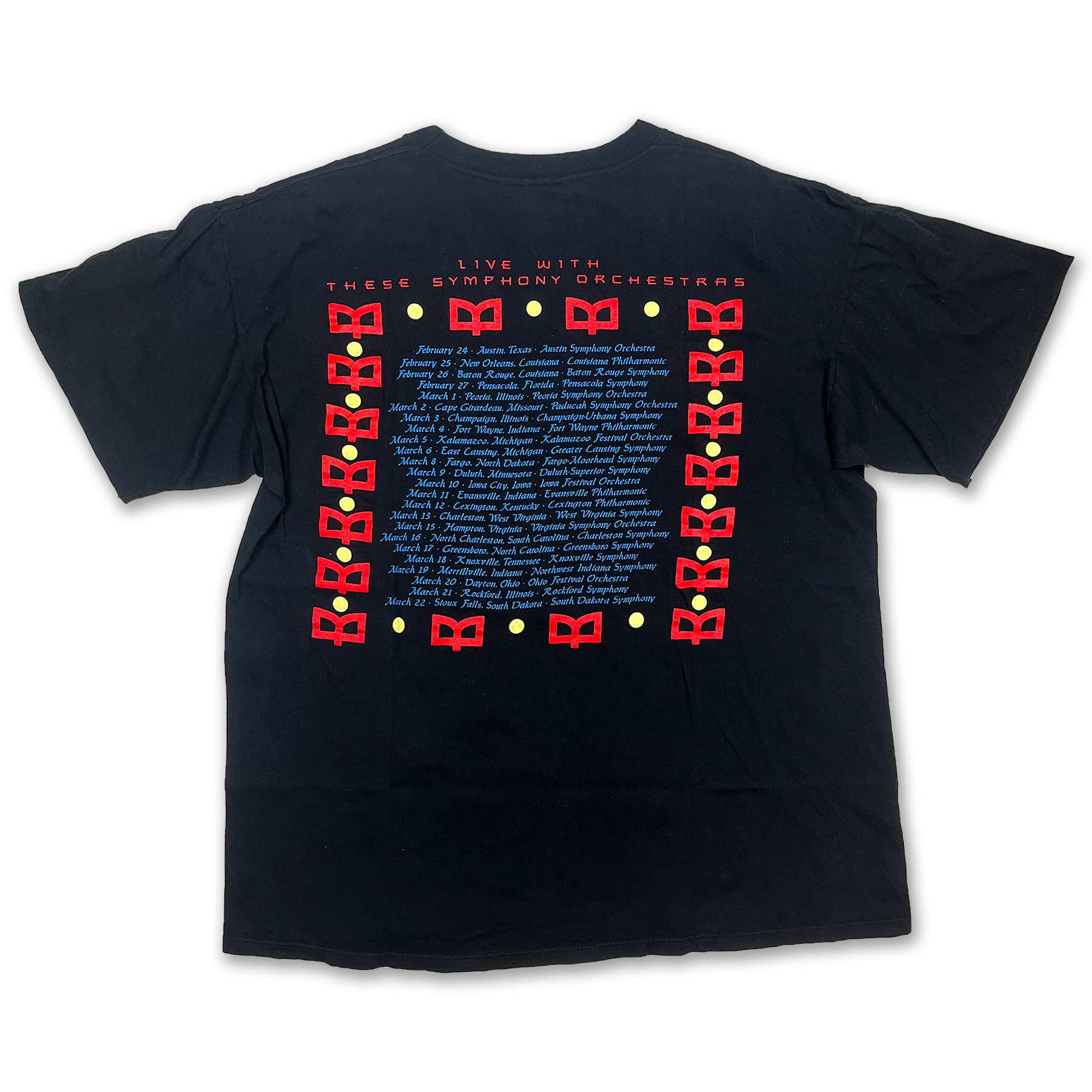 Vintage 1993 The Moody Blues Brockum Tee