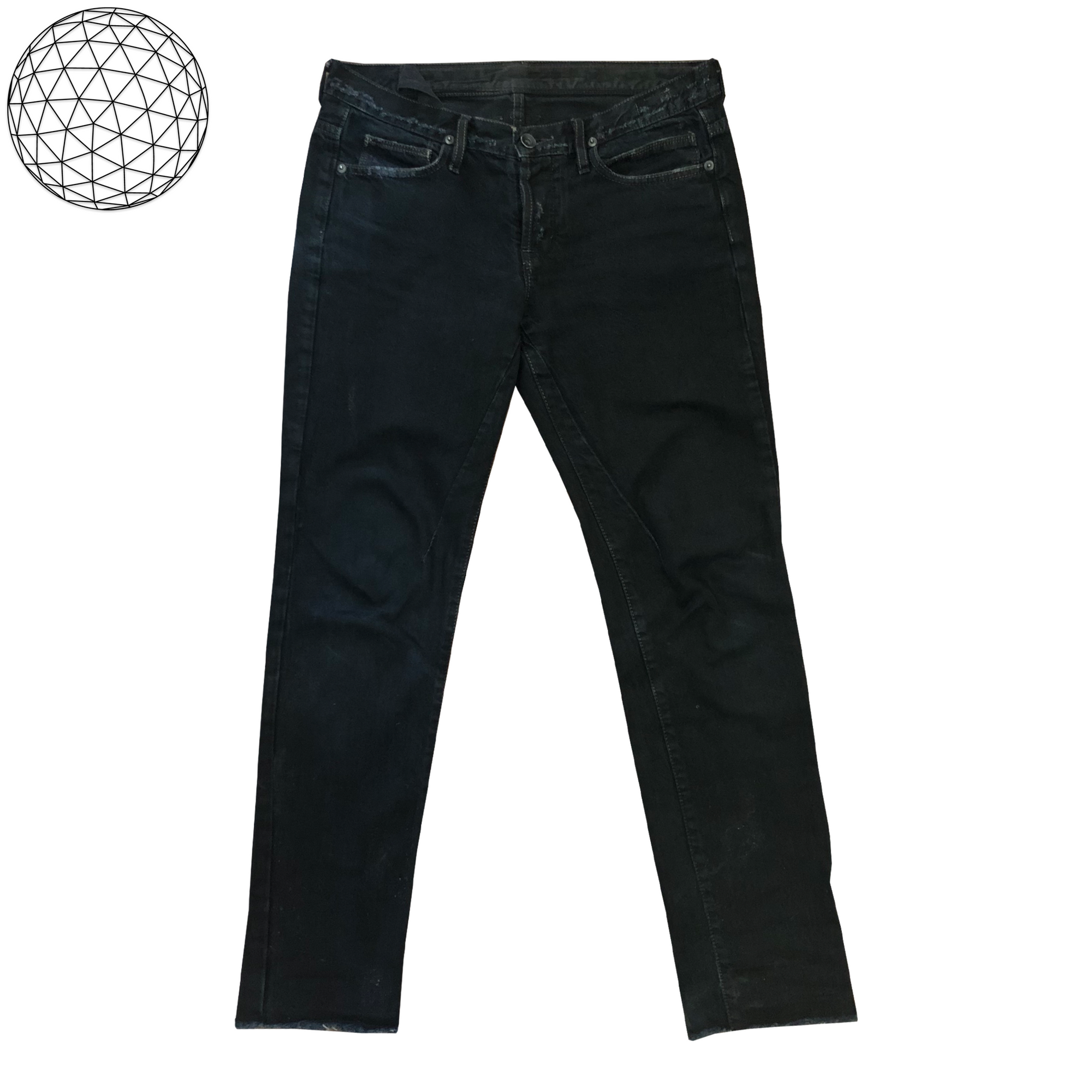 Rick Owens Detroit Denim (Dyed & Distressed)