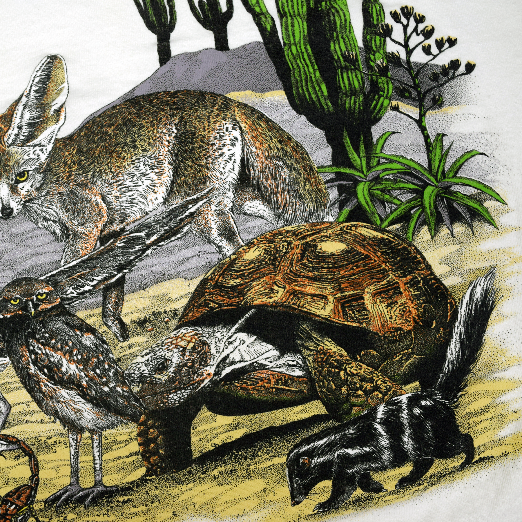 Vintage 1989 Harlequin Desert Art Tee