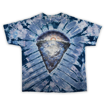 Vintage 1996 Grateful Dead Era Tie Dye Koi Fish Tee
