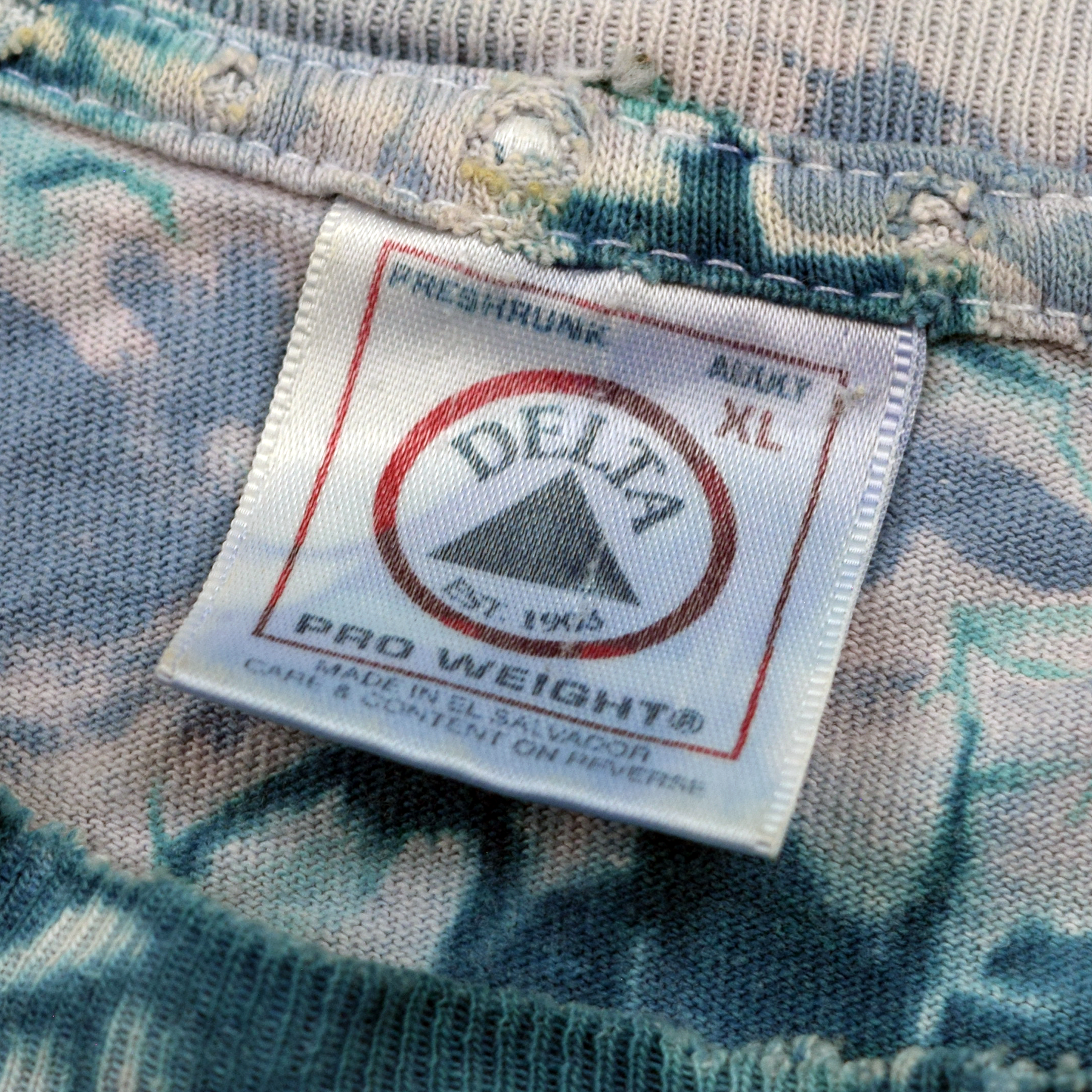 Vintage 1996 Grateful Dead Era Tie Dye Koi Fish Tee