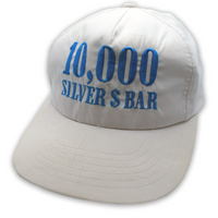 Vintage 10,000 Silver Dollar Bar Trucker Hat