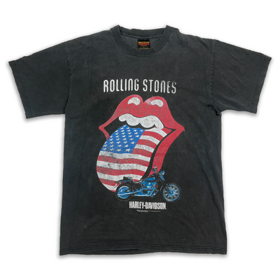 Vintage 1994 Rolling Stones Harley Davidson Brockum Tee