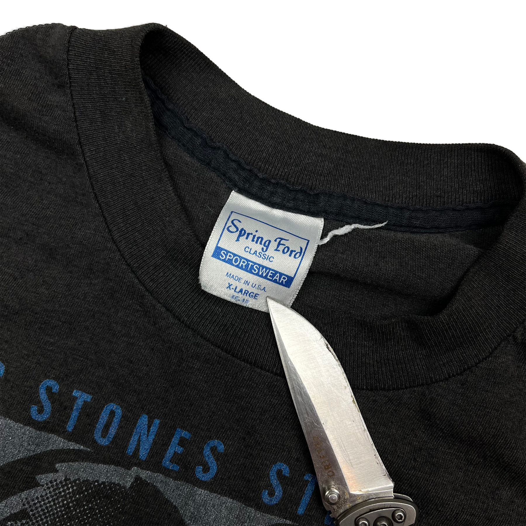 Vintage 1989 Rolling Stones Steel Wheels NA Tour Tee