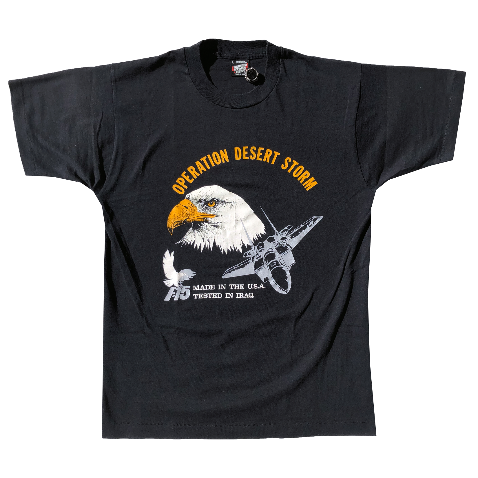 Vintage 1991 Desert Storm F-15 Iraq Tee