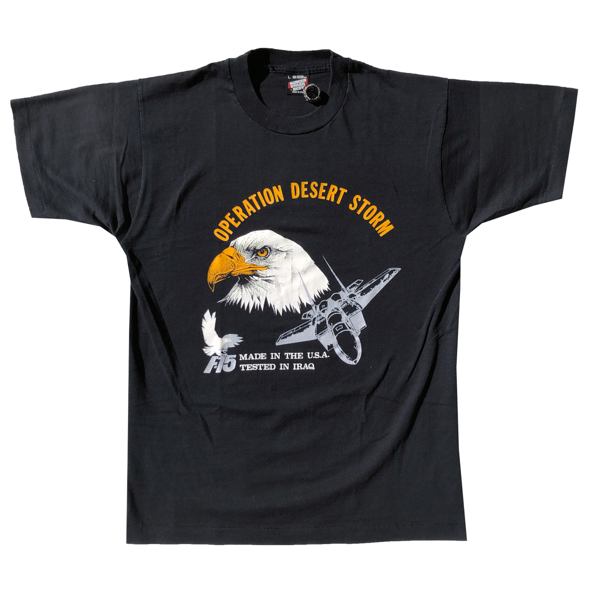 Vintage 1991 Desert Storm F-15 Iraq Tee