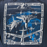 Vintage 1990 Desert Shield Air Force Fleet Tee