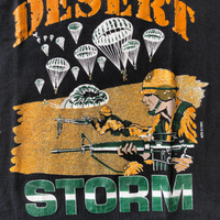 Vintage 1991 Desert Storm Paratrooper Army Tee