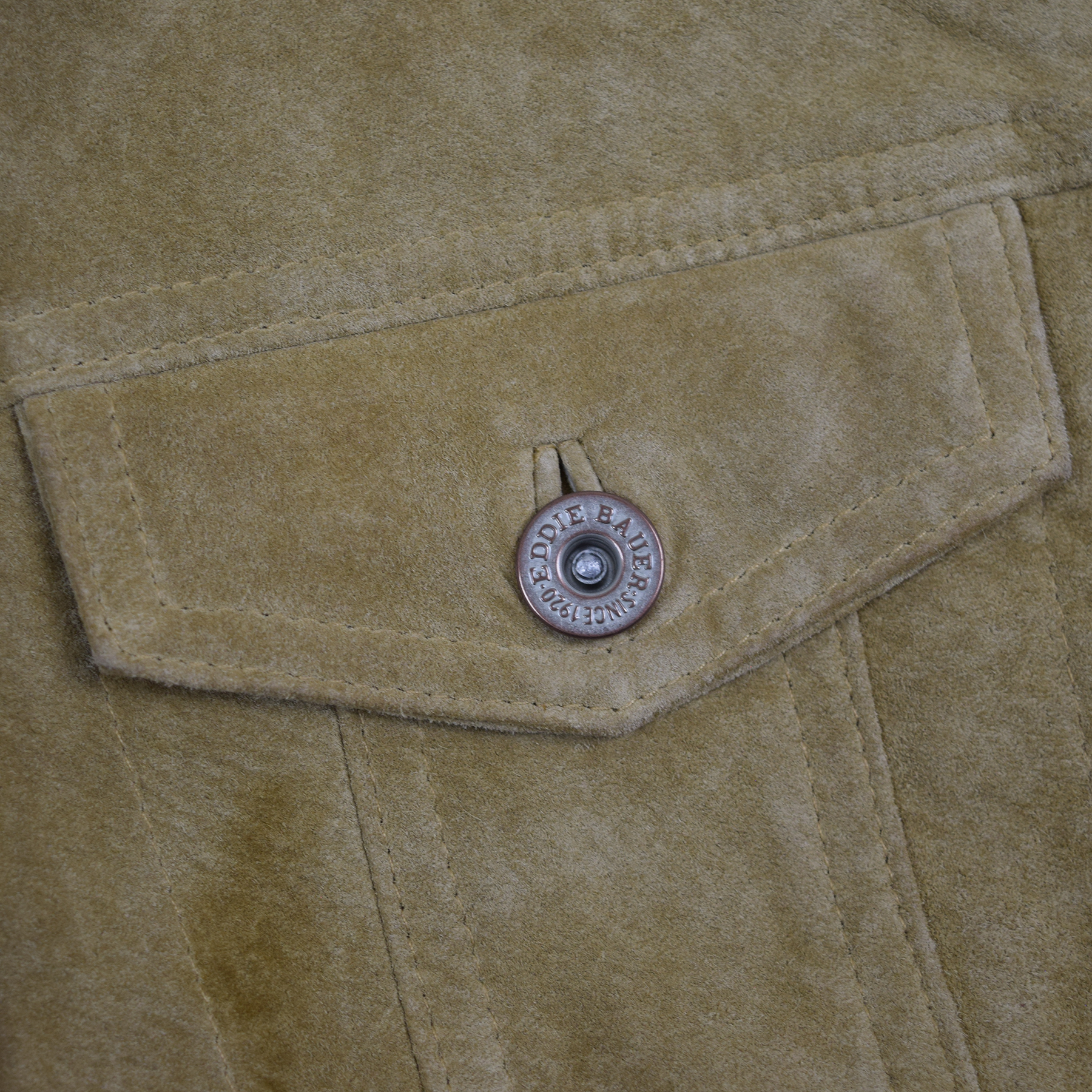 Vintage 2000s Seattle Suede x Eddie Bauer Suede Cowboy Jacket