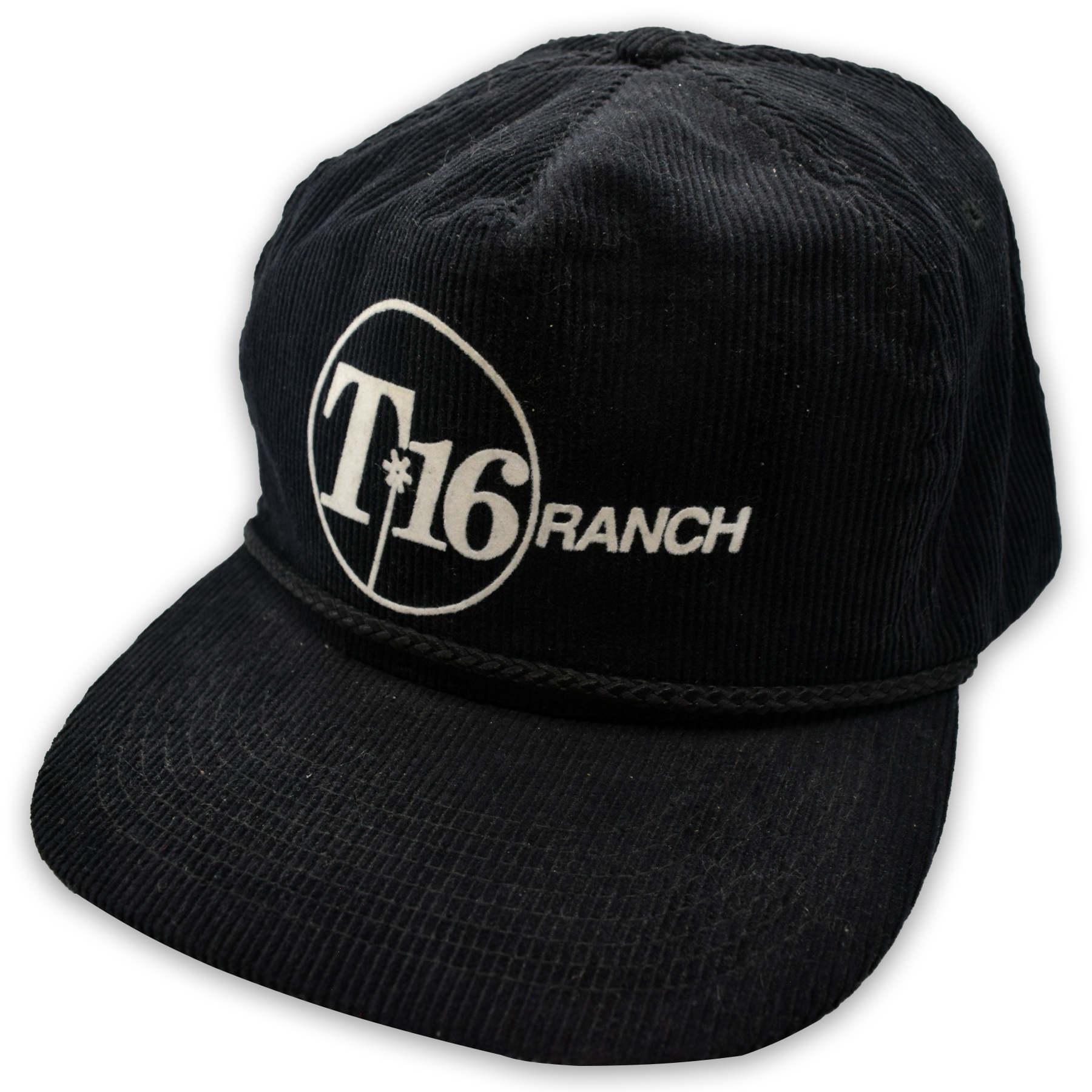 Vintage T16 Ranch Corduroy Trucker Hat