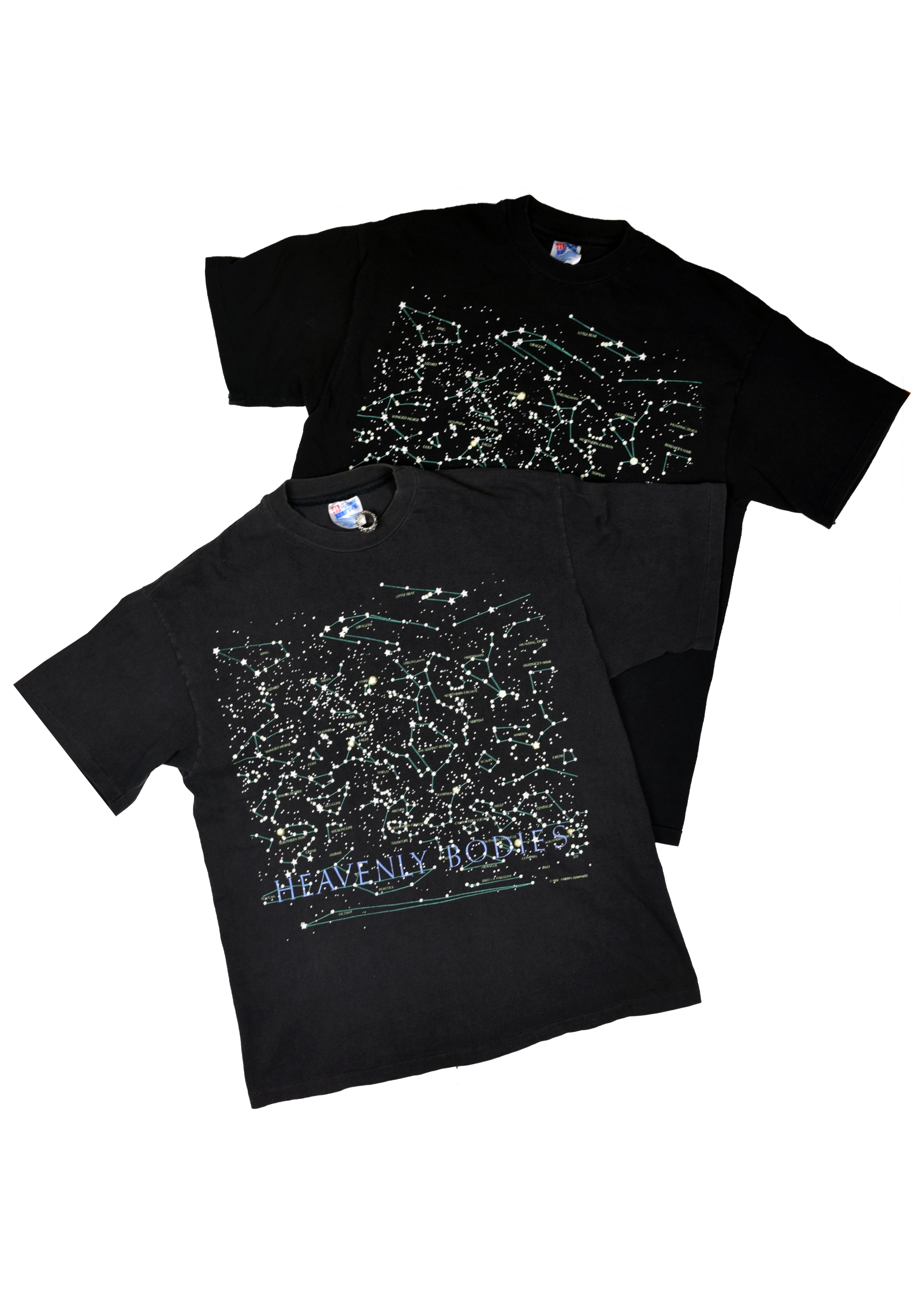 Vintage 1992 "Heavenly Bodies" Constellation Astronomy AOP Tee