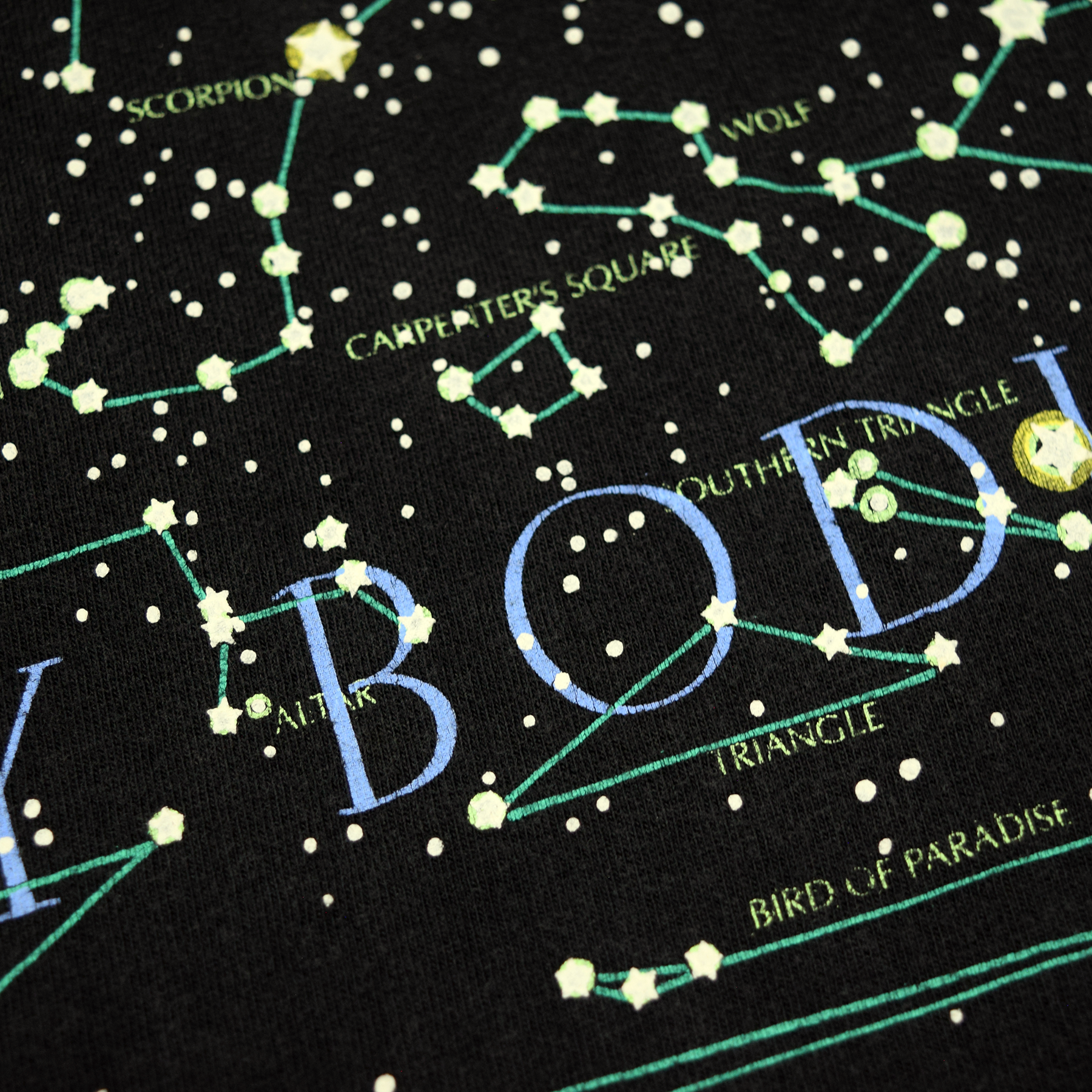 Vintage 1992 "Heavenly Bodies" Constellation Astronomy AOP Tee