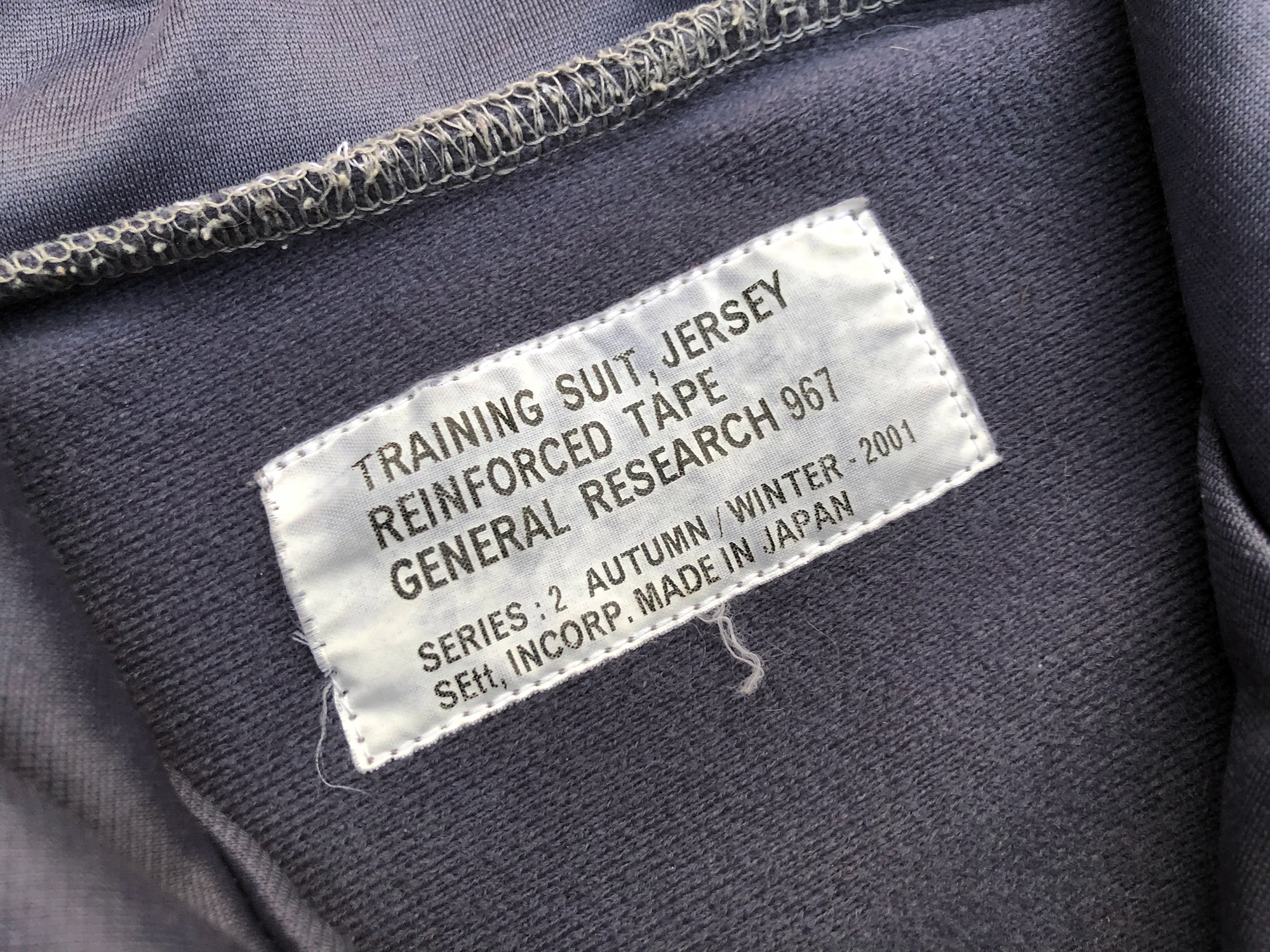 General Research 2001 Training Track Suit Set