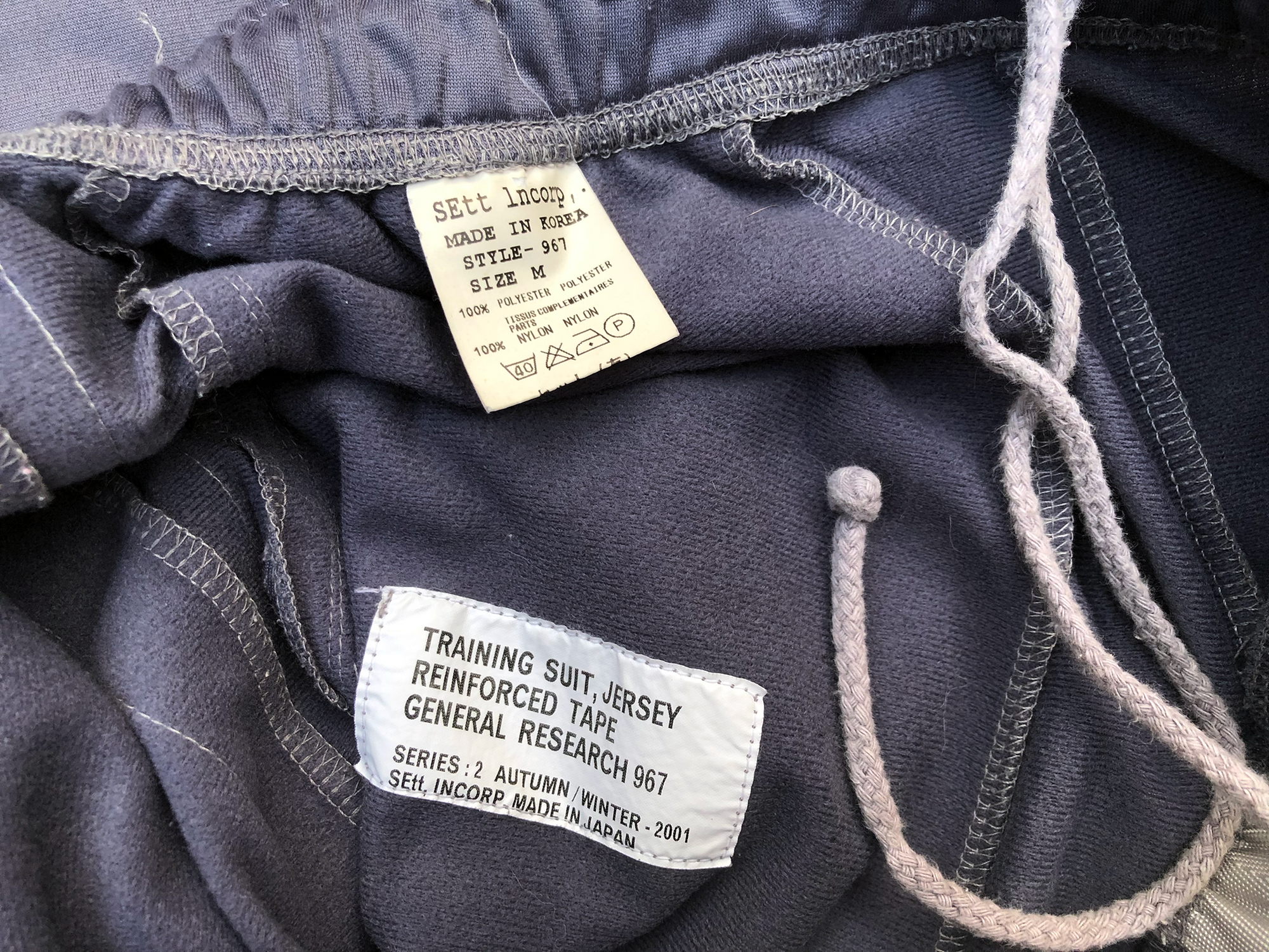 General Research 2001 Training Track Suit Set