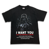 Vintage 1996 Star Wars Darth Vader "I Want You!" Tee