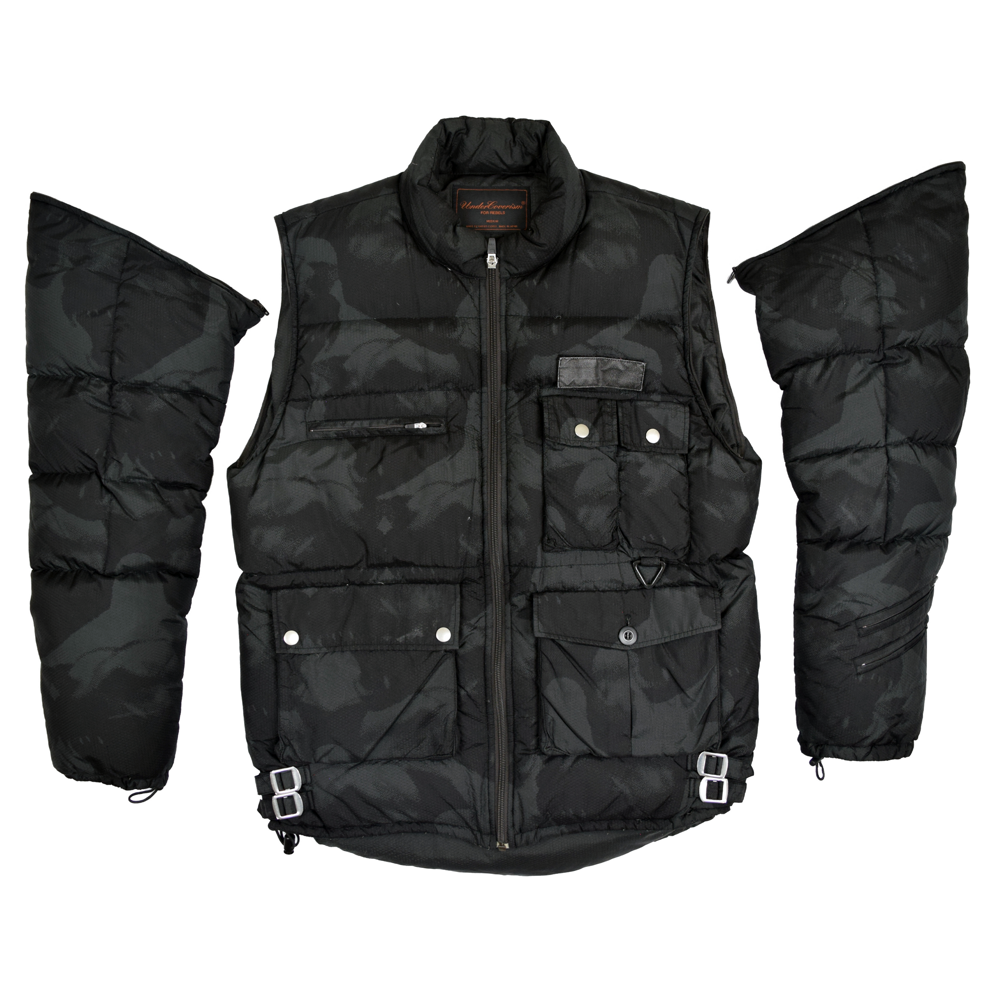 Undercover AW03 Paper Doll Hybrid Dog Camo Puffer Jacket