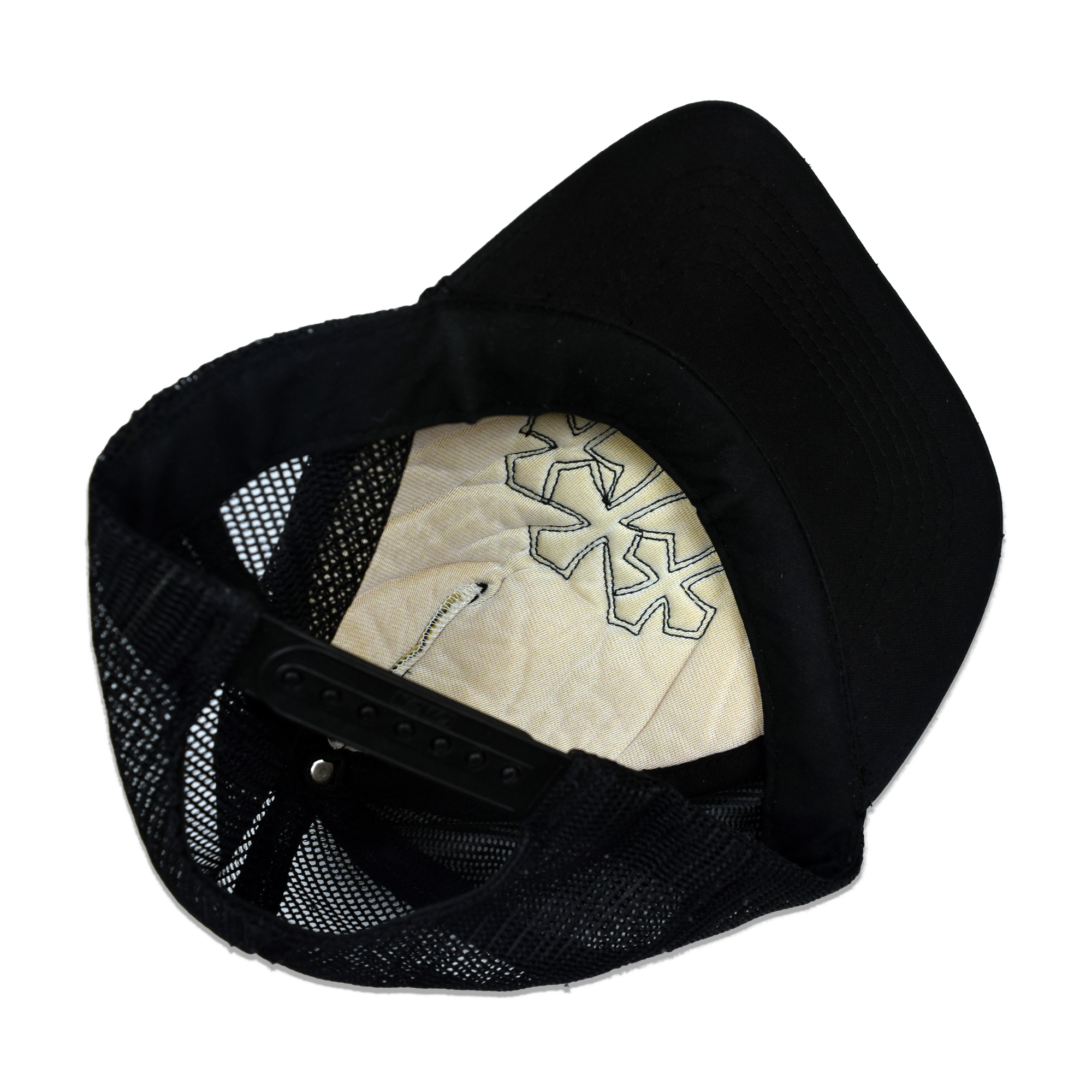 Chrome Hearts Triple Cross Cemetery Trucker Hat