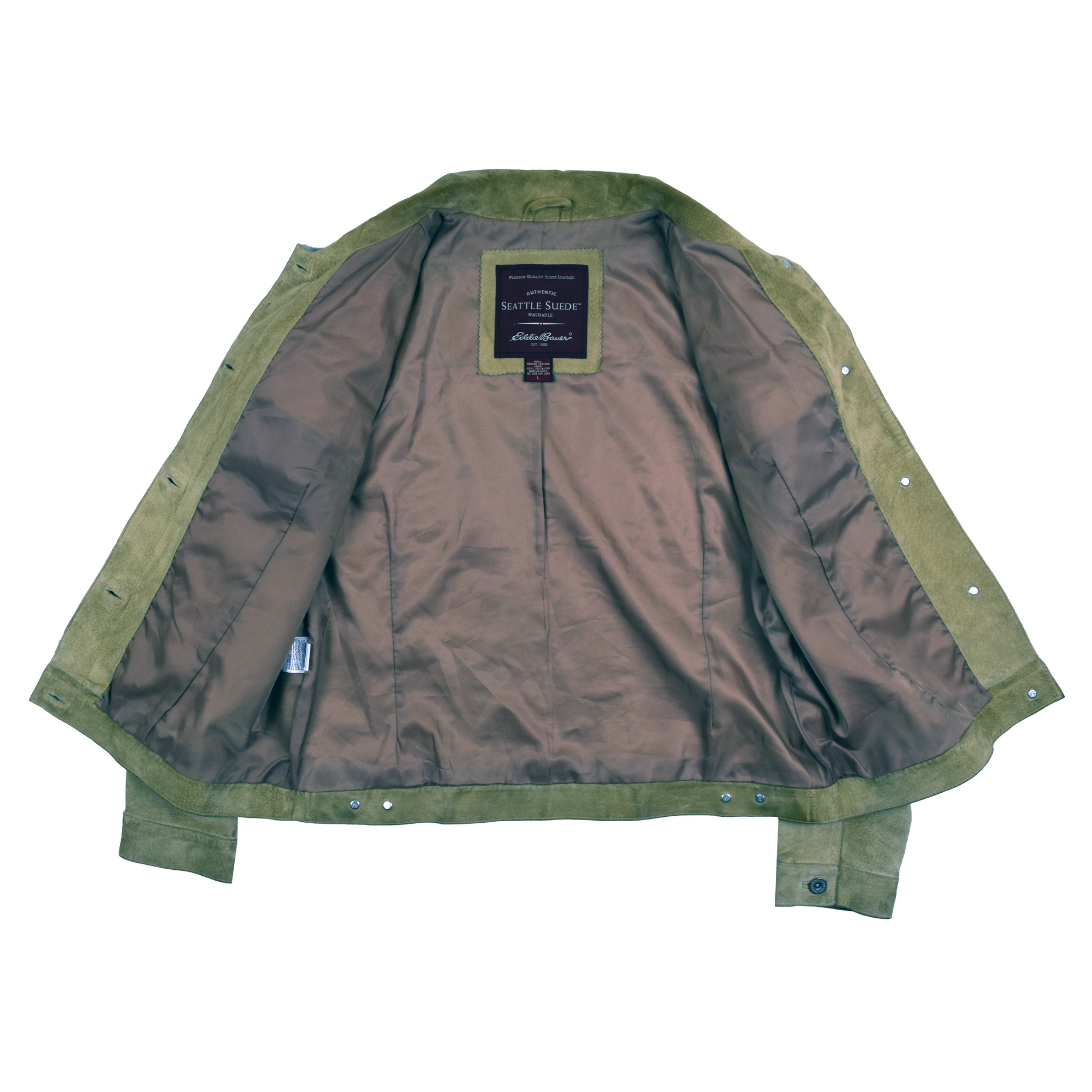 Vintage 2000s Seattle Suede x Eddie Bauer Suede Cowboy Jacket